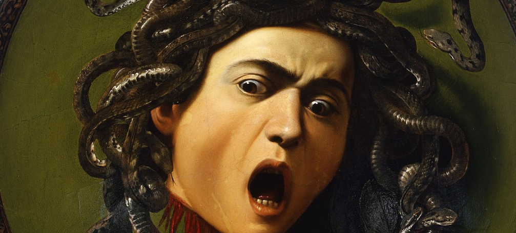 Medusa é um lembrete de Caravaggio sobre as consequências de nossa escolhas